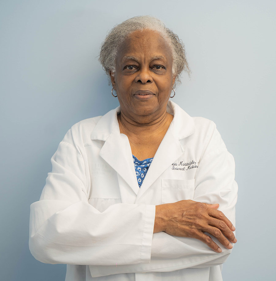 Portrait of Dr. Patricia Martindale, USCIS Civil Surgeon